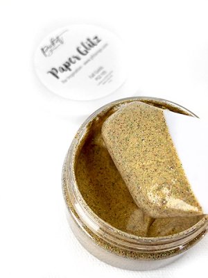Fall Golds paper glitz 1.9oz - Guldglittrig krämpasta från Picket fence studios