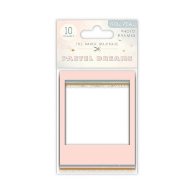 Pastel Dreams Photo Frames (10pcs) - Polaroidfotoramar från The paper boutique