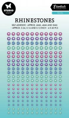 PASTEL Self-adhesive Rhinestones Essentials nr.04 from Studio Light
