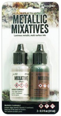 PEARL AND COPPER ALCOHOL INK MIXATIVE from Tim Holtz Ranger ink 2x14 ml