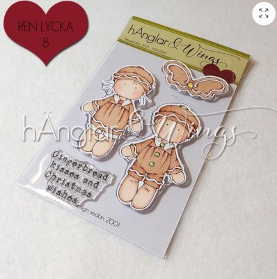 Pepparkakor 2021 Set with cute Christmas figures from Hänglar & Wings A6