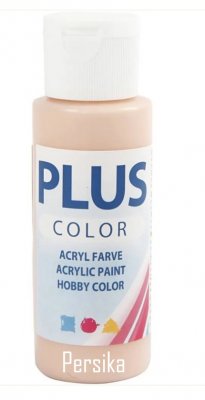 PERSIKA rosaaktig akrylfärg från Plus Color 60 ml