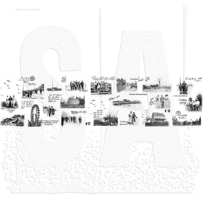 PHOTOGRAPHIC collage paper 6#x6 yards - Halvtransparant decopagepapper från Tim Holtz Idea-ology