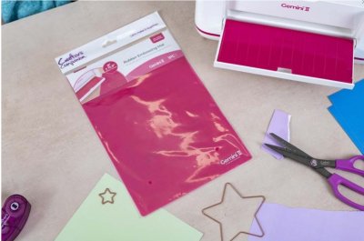 PINK RUBBER EMBOSSING MAT for Gemini II die cutting machine from Crafter's Companion