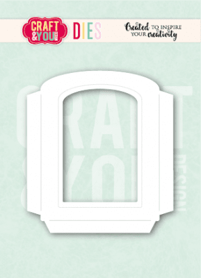 MINI PHOTO FRAME die 2 - Ramstansmall från Craft & You 6,8 cm x 7,5 cm