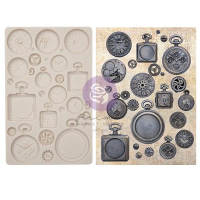 Pocket watches mould 5x8 from Finnabair Prima Marketing inc