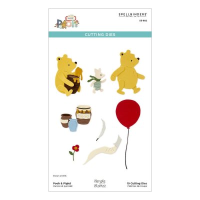 POOH AND PIGLET die set - Stansmallar Nalle Puh från Spellbinders