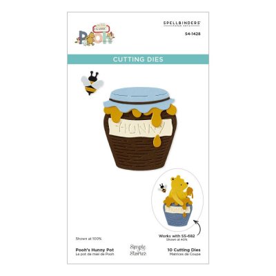 POOH'S HUNNY POT die set - Stansmallar honung Nalle Puh från Spellbinders