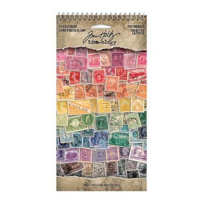 POSTMARKED STICKER BOOK from Tim Holtz Idea-ology