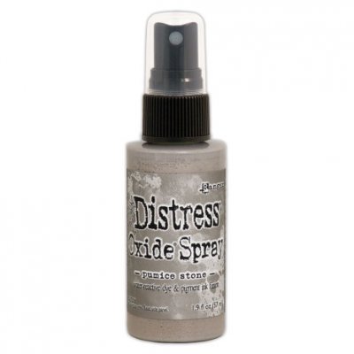 Pumice stone distress oxide spray - Pimpstensgrå sprayfärg med oxideringsegenskaper från Tim Holtz/Ranger