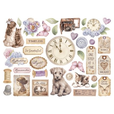 QUIET DAYS DIE CUT ASSORTMENT from Stamperia