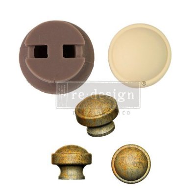 Cece Regal Aura 1.5x1.3 Inch Knob Mould from Prima marketing inc