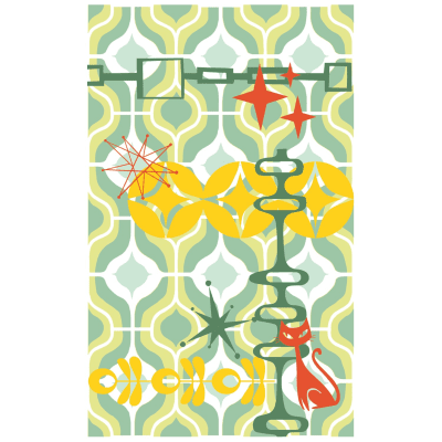RETRO stamp and stencil set from Vic Hollins Sizzix