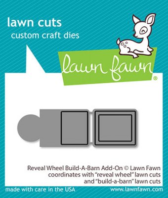 Reveal Wheel Build-a-Barn Add-On Die - Tilläggsstansmall från Lawn Fawn