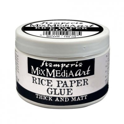 Rice Paper Glue Thick and Matt - Rispapperslim från Stamperia 150 ml