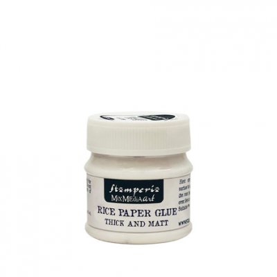 Rice Paper Glue Thick and Matt - Rispapperslim från Stamperia 50 ml