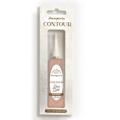 ROSE GOLD countour liner Roseguldfärgad från Stamperia