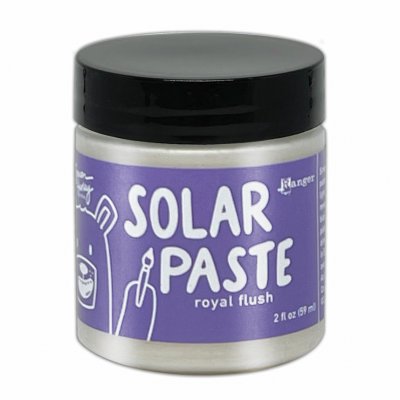 ROYAL FLUSH SOLAR PASTE - Vitmetallicpasta med lila underton från Simon Hurley Ranger ink 59 ml