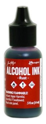 Rust alcohol ink - Rostfärgat alkoholbläck från Tim Holtz / Ranger ink 14 ml