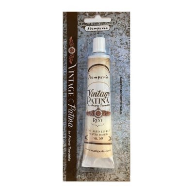 RUST VINTAGE PATINA - Transparant rostfärgad pasta från Stamperia 50 ml