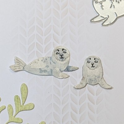 Seal SÄLAR die set from Gummiapan ca 27x24 & 48x23 mm