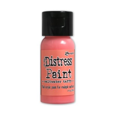 Saltwater Taffy Distress paint (peachy pink) - Persikorosa akrylfärg från Tim Holtz Ranger ink