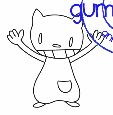 Sammy - Figurstämpel från Gummiapan 5,2*5,3 cm