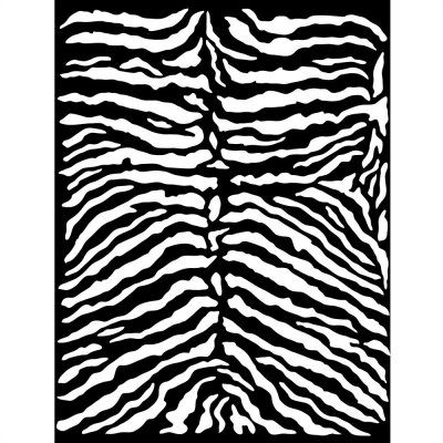 Savana Zebra Pattern stencil from Stamperia 20x25 cm