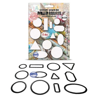 SCALLOP OVALS shape die set from AALL & Create