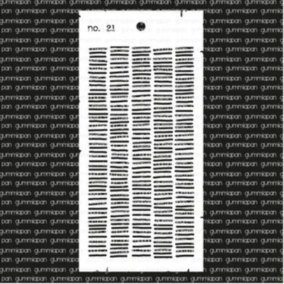 Små ränder - Schablon från Gummiapan 10x21 cm