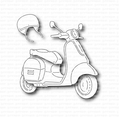 Scooter moped die set from Gummiapan