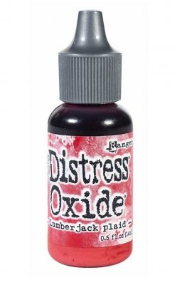 LUMBERJACK PLAID RED Distress oxide re-inker from Tim Holtz Ranger ink 