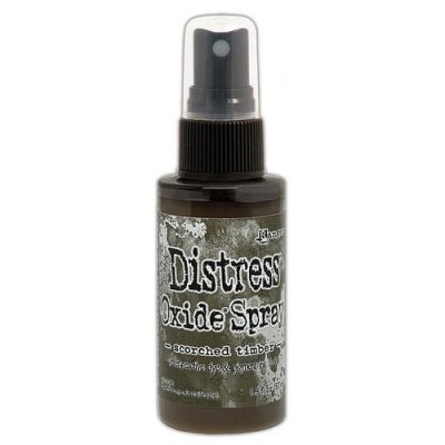 SCORCHED TIMBER dark brown Distress oxide spray from Tim Holtz Ranger ink