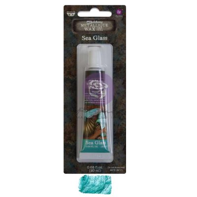 SEA GLASS BLUE GREEN WAX - Blågrönt vax från Finnabair Prima marketing ink 20 ml