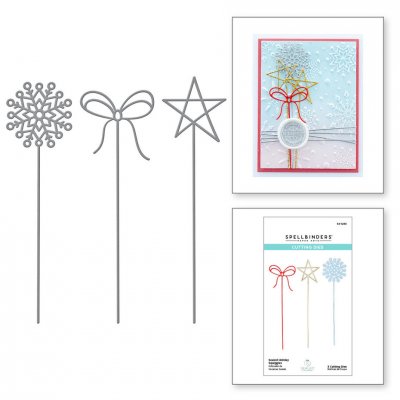 Sealed Holiday Squiggles Etched Dies - Stansmallar från Spellbinders