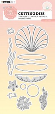 SEA SHELL die set weet Stories nr.528 from Studio Light 10x21 cm