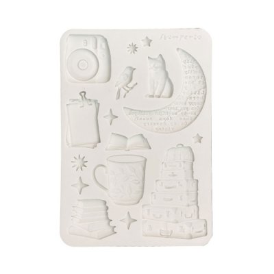 SECRET DIARY MOULD - Gjutform med minnestema från Stamperia A5