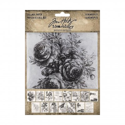 SERENDIPITY collage paper from Tim Holtz Idea-ology