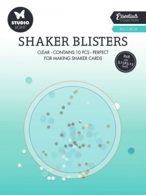 Shaker Blister Big Circle (10pcs) from Studio Light 8 cm in diameter