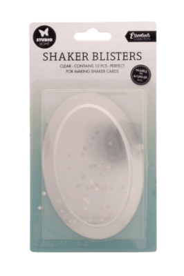 Shaker Blisters Oval (10pcs) - Ovala plastfönster till skakkort från Studio Light 105x65x5 mm