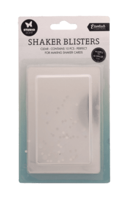 Shaker Blisters Rectangle (10pcs) - Rektangulära skakfönster från Studio Light 105x65x5 mm