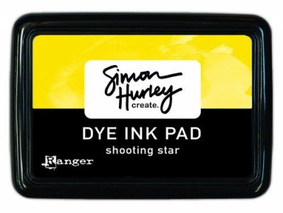 SHOOTING STAR yellow dye ink pad from Simon Hurley Ranger