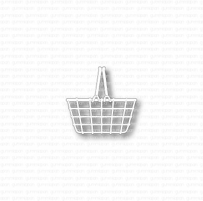 SHOPPINGKORGstansmall från Gummiapan ca 28x27 mm