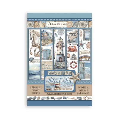 SILENT SEA washi pad from Stamperia A5