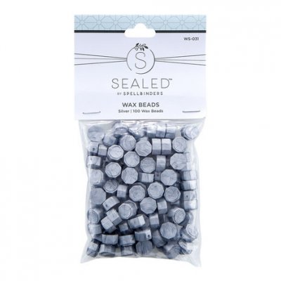 SILVER WAX BEADS (100pcs) from Spellbinders