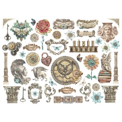 Sir Vagabond in Fantasy World Die Cuts Assorted (45pcs) Dekorationer från Stamperia