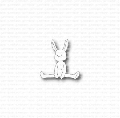 Sitting bunny die from Gummiapan 2,7x2,7 cm