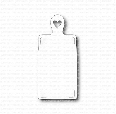 Skärbräda stansmall från Gummiapan 2,1x4,6 cm
