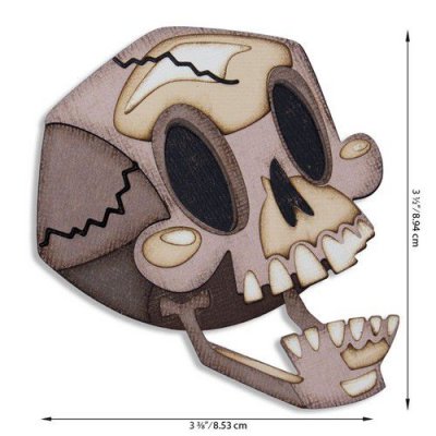 PRE-ORDER - Skelly skull Colorize die set from Tim Holtz / Sizzix