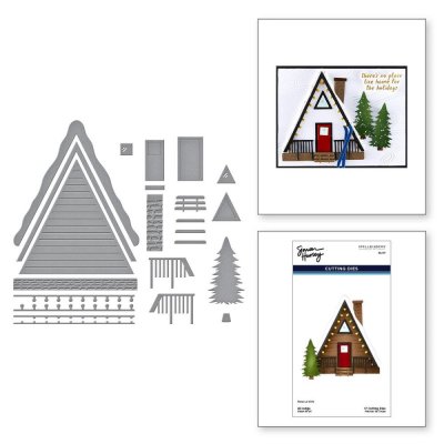 SKI LODGE die set from Simon Hurley Spellbinders